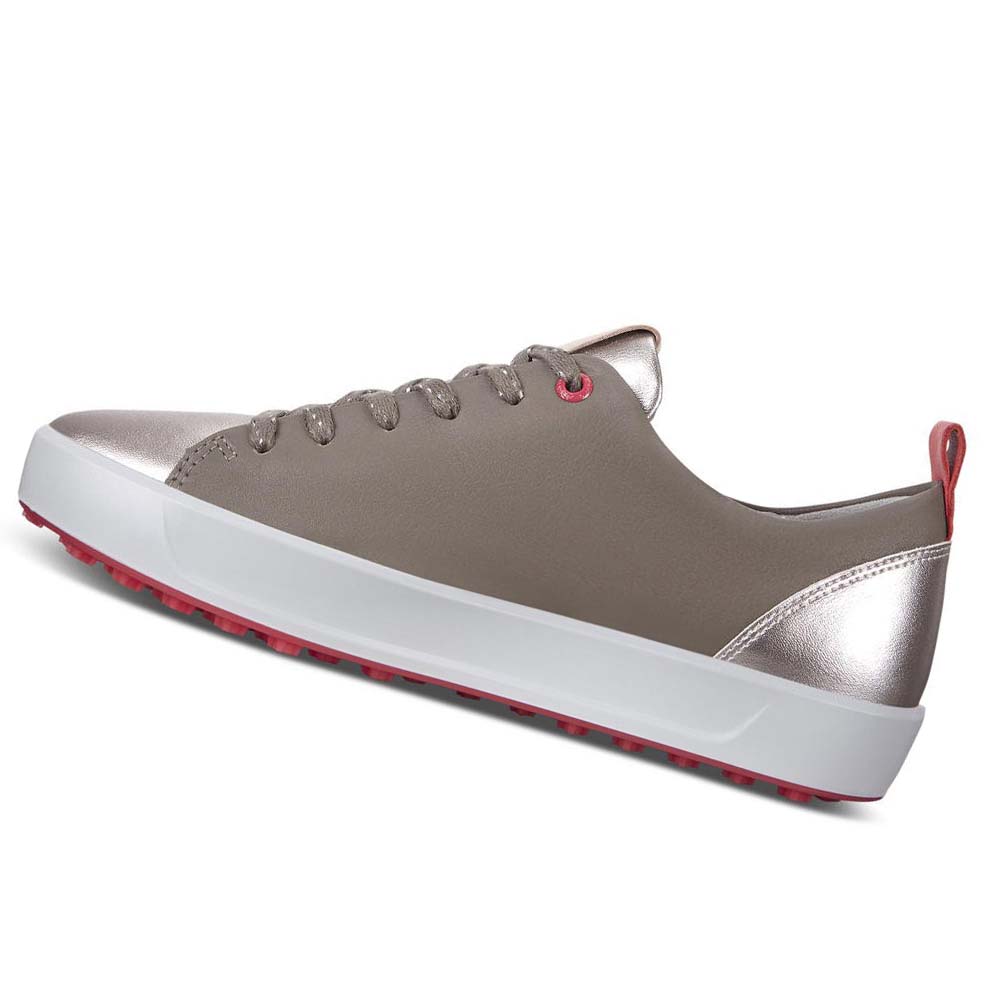 Women's Ecco Soft Golf Shoes Grey | USA 132AHK